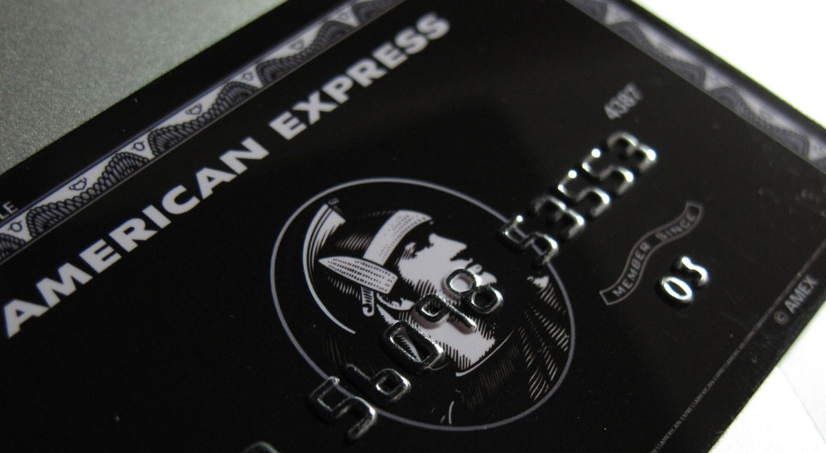 Det legendariske American Express Centurion-kortet. Også kjent som 